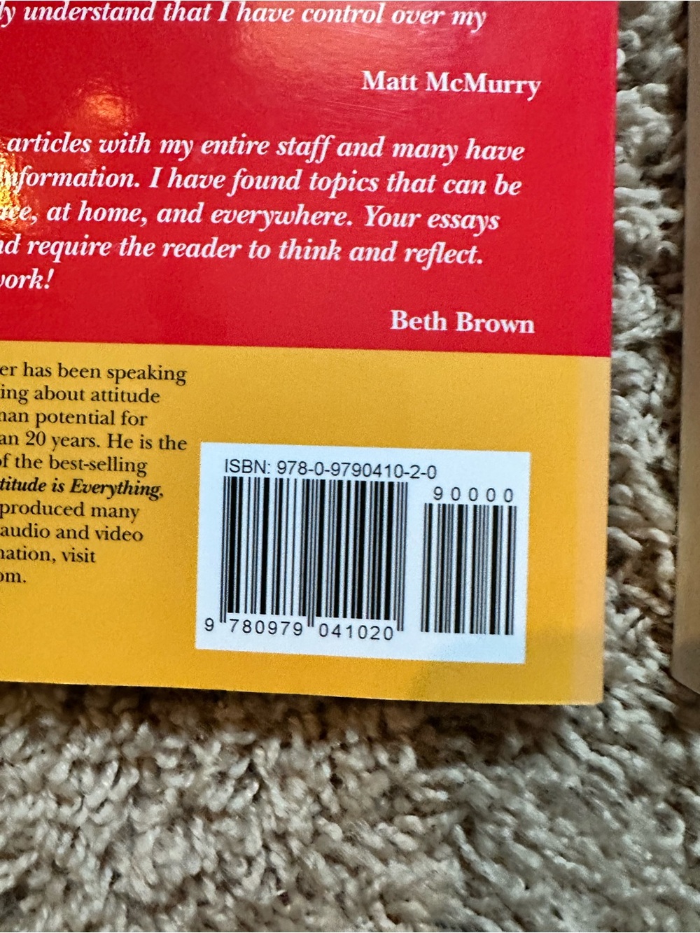 "Here's To Your Success" & “Attitude Is Everything” book lot of 2 - soft covers - Picture 3 of 13